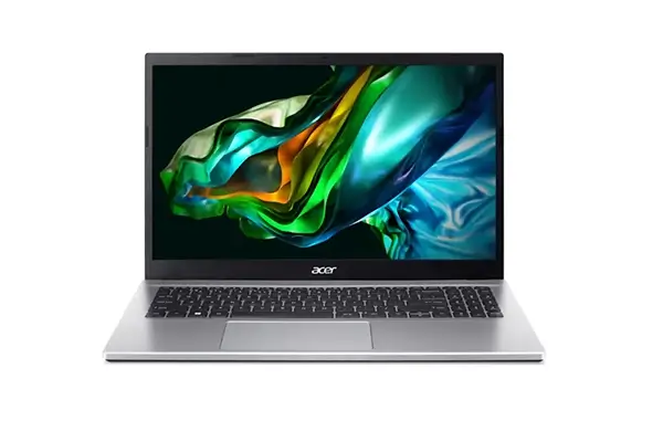 Front view of Acer Aspire 3 A315 laptop with Ryzen 7 processor